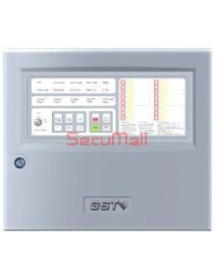 Centrale 4 zones GST Conventionnelle,15 détecteurs max.