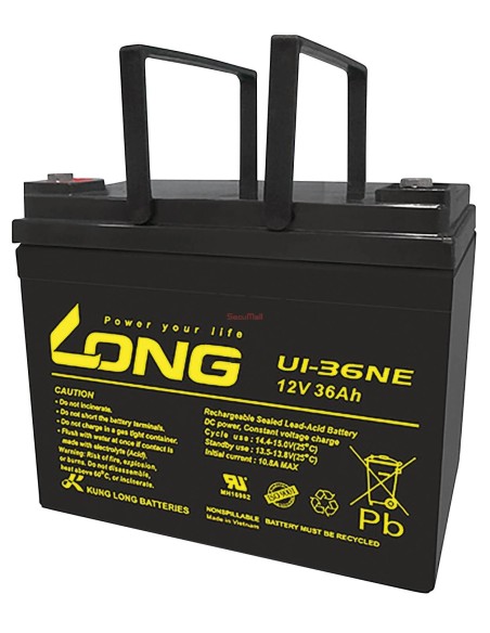 Batterie AGM 12V 36Ah | SecuMall Maroc