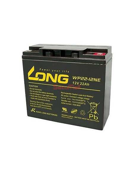 Batterie AGM 12V 22Ah | SecuMall Maroc