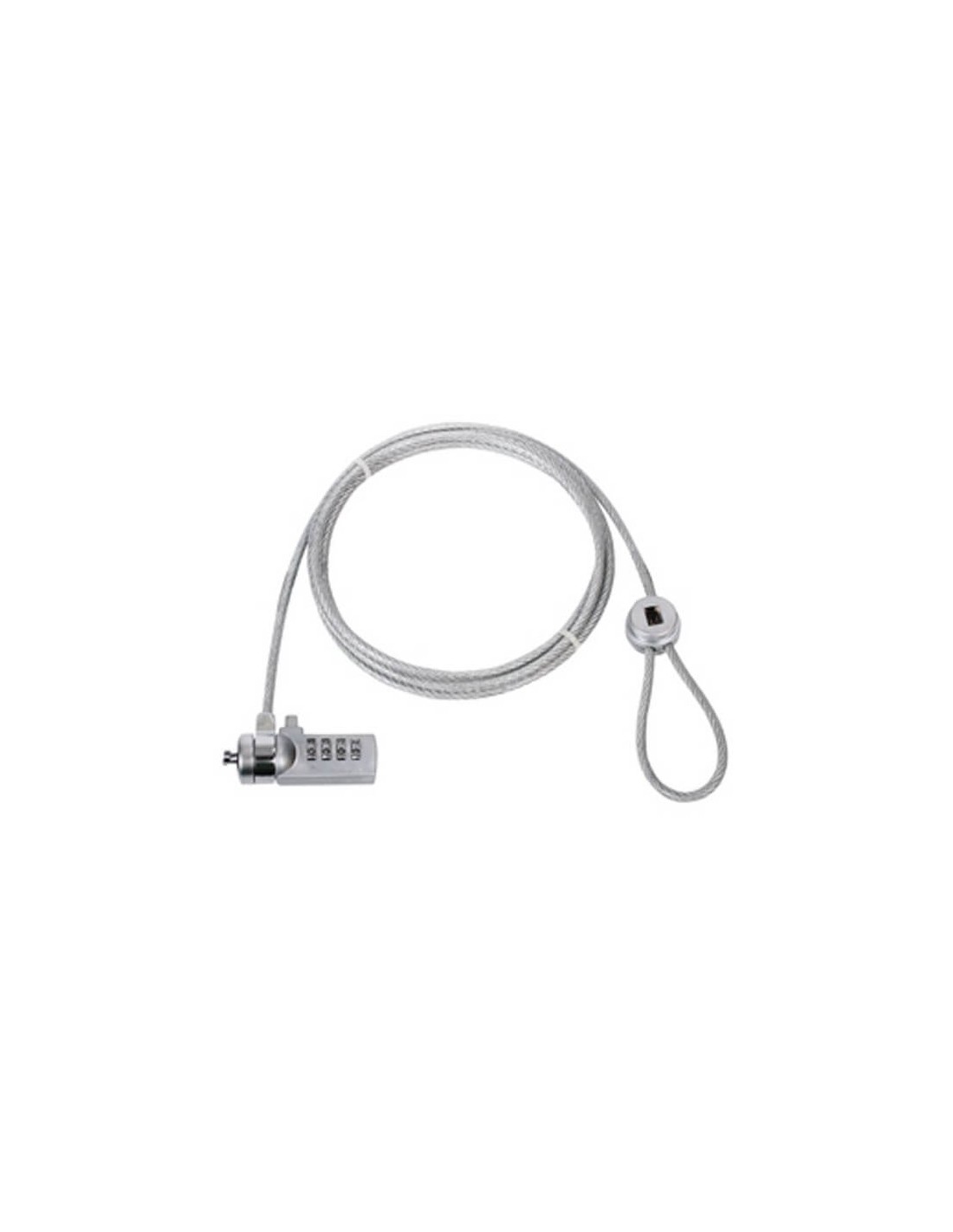 Câble verrouillage pc portable à clé (LSCABLE002) à 95,83 MAD -   MAROC