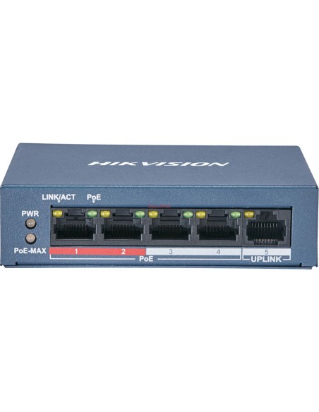 Switch 5 ports POE HikVision | SecuMall Maroc