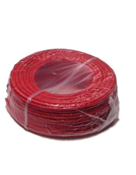 Câble 2 x 1,5 mm. Torsadé avec écran, rouge | SecuMall Maroc