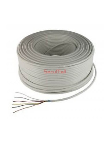 Câble TRANXALARM 6x0,22 mm - Blanc | SecuMall Maroc