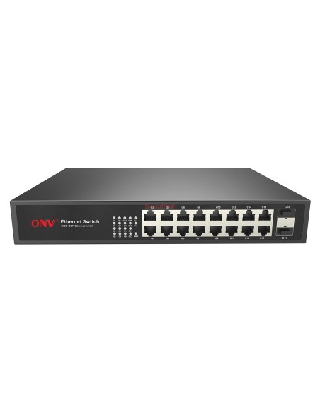 Switch 16 ports Gigabit avec 2 ports SFP | SecuMall Maroc