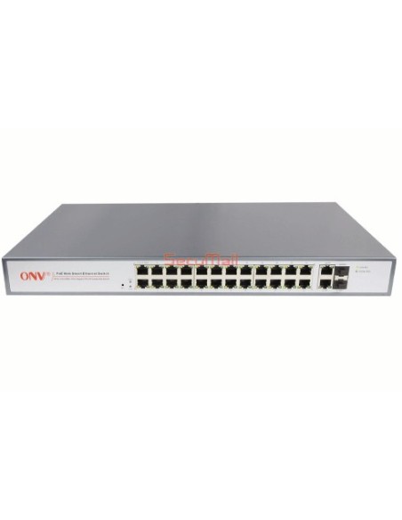 Switch 16 ports POE avec 2 ports 1 Gigabit | SecuMall Maroc