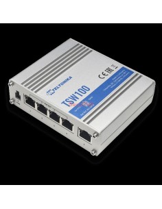 Switch Industriel 5 ports GB avec 4 ports PoE TSW100 | SecuMall