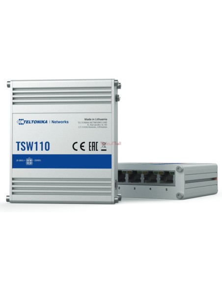 Switch Industriel 5 ports GB TSW110 | SecuMall Maroc