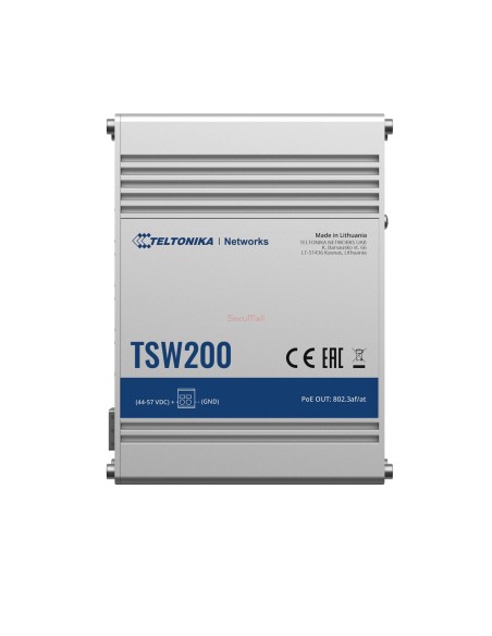 Switch Industriel 8 ports GB et 2 SFP TSW200 | SecuMall Maroc