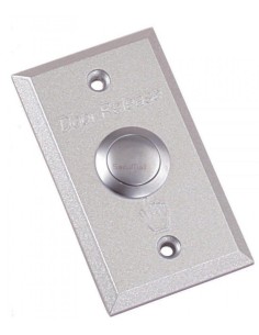 Bouton poussoir rectangulaire en aluminium | SecuMall Maroc