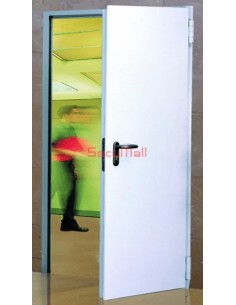 Porte métallique 1 vantail 1100x2050 | SecuMall Maroc