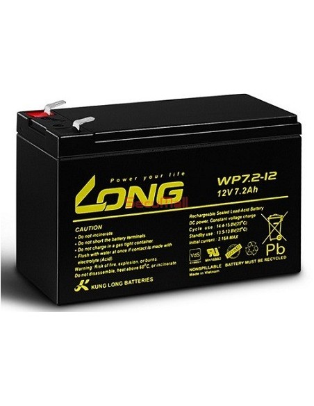 Batterie AGM 12V 7,2Ah | SecuMall Maroc