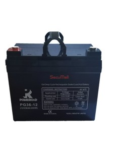 Batterie 12V 36AH POWEROAD | SecuMall Maroc