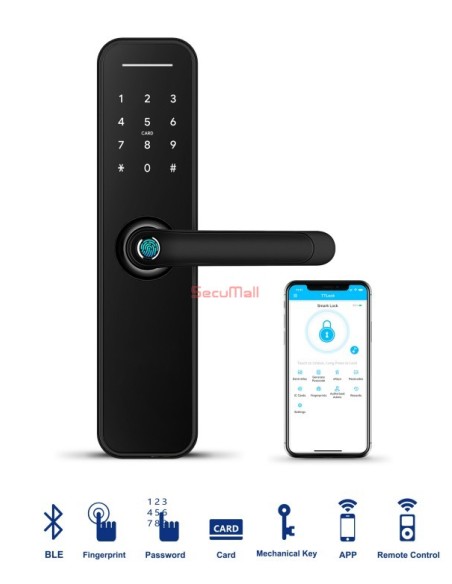 Serrure de porte intelligente WIFI | SecuMall Maroc