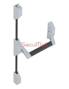 Barre anti-panique à double point de verrouillage | SecuMall