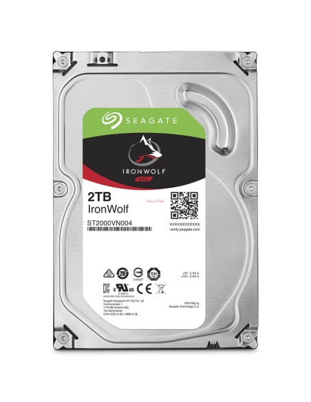 Disque dur 3.5" 2 To 5900 RPM 64 Mo Serial ATA 6 Gb/s pour NAS