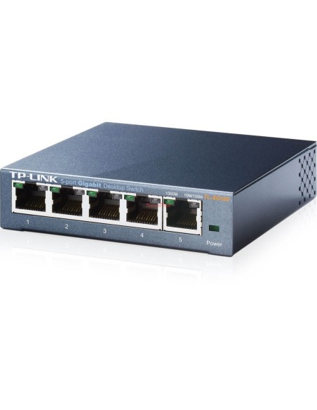 Switch de bureau TP-LINK - 5 ports Gigabit - Boîtier métal |