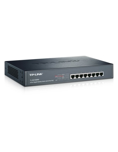 Switch de bureau TP-LINK rackable 8 ports Gigabit PoE |