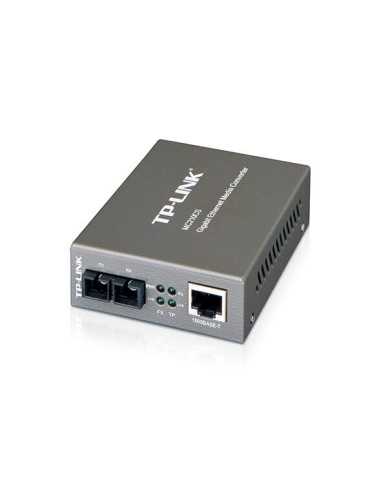 Convertisseur Fibre Optique  - SHD-MC210CS - Convertisseur de média TP-LINK Gigabit Ethernet - SecuMall Maroc