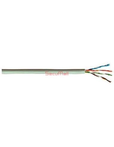 Câble réseau catégorie 5e U/UTP Bobine 500m 100 Ohms gaine PVC