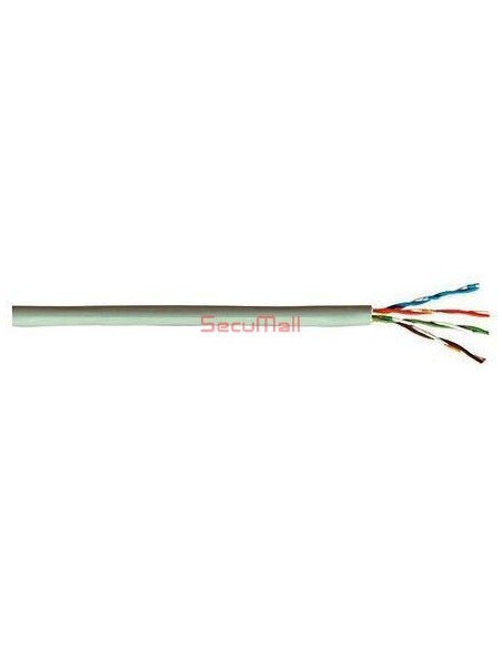 Câble réseau catégorie 5e U/UTP Bobine 500m 100 Ohms gaine PVC