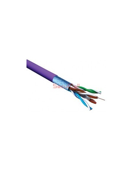 Câble réseau catégorie 6A F/UTP Bobine 500m 100 Ohms gaine LSZH