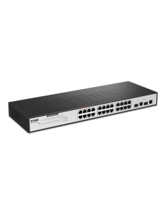 Switch D-LINK rackable 24-Port 10/100 avec 2 ports Gigabit /