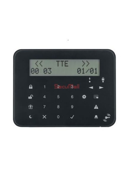 Clavier Eclipse LCD32S avec touches tactiles Teletek | SecuMall