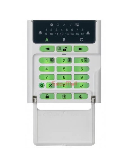 Clavier Eclipse LED filaire 8 zones/ 1 partition Teletek |