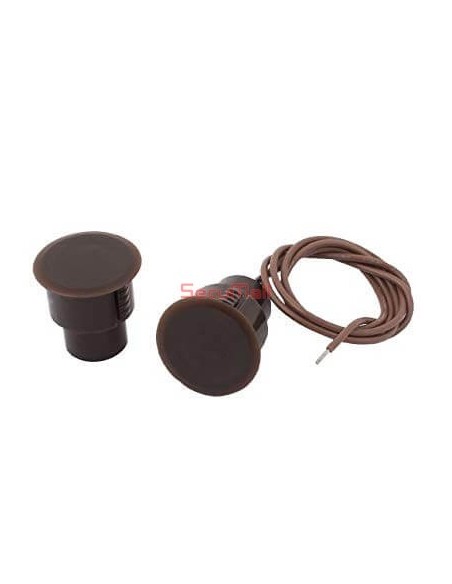 Contact magnétique en plastique encastrable | SecuMall Maroc