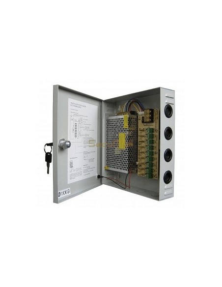 Coffret alimentation 12V 10A | SecuMall Maroc