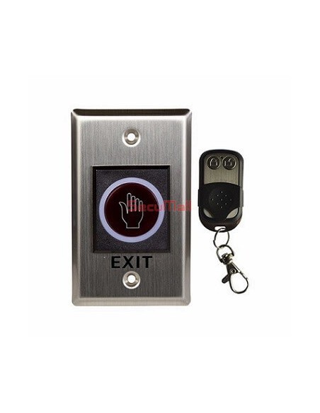 Bouton de sortie K2 INOX avec télécommande | SecuMall Maroc